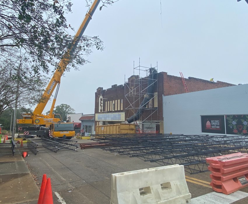 A “topping off” celebration is being held this morning (Wednesday) at the Ellis Theatre downtown marking the refurbishing of the Marty Stuart Congress of Country Music that includes about $4 million in state funding.